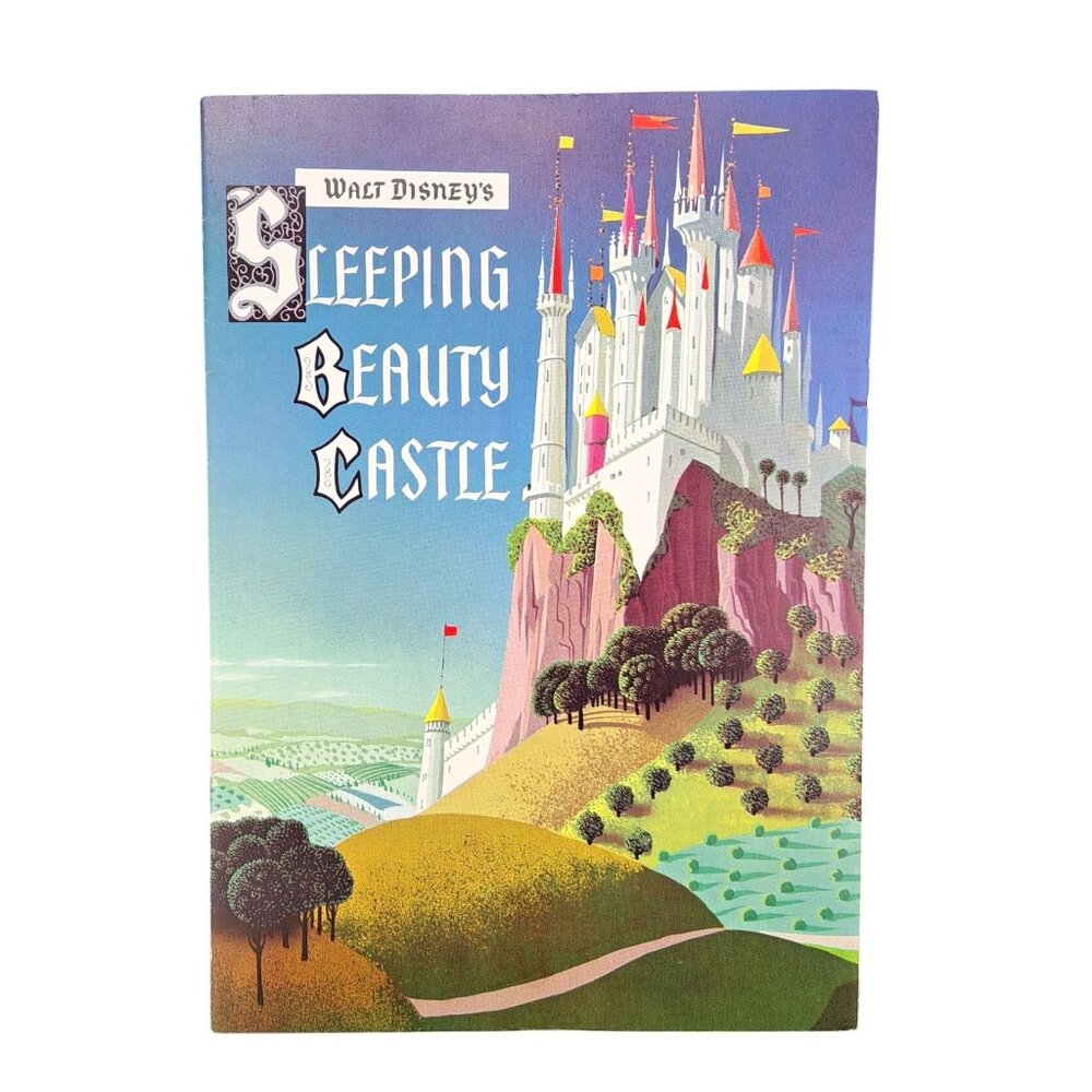 Vintage Walt Disney Sleeping Beauty Castle Booklet 1957 Disneyland Tour Souvenir